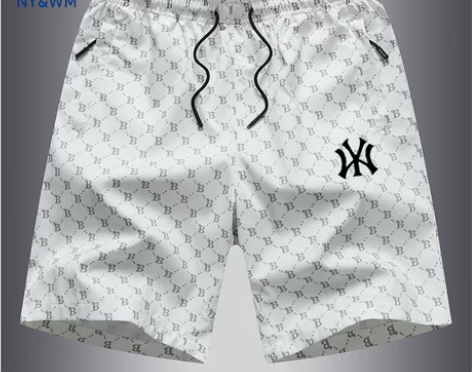 夏季运动短裤男宽松速干五分裤男休闲中裤NY...