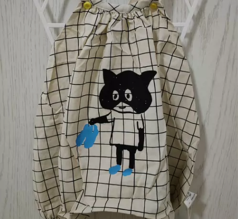 利济路品牌,80-110卡通格棉麻背带裤 ...