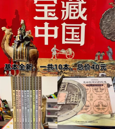 宝藏中国 图书基本全新，最外面的封套插入不...