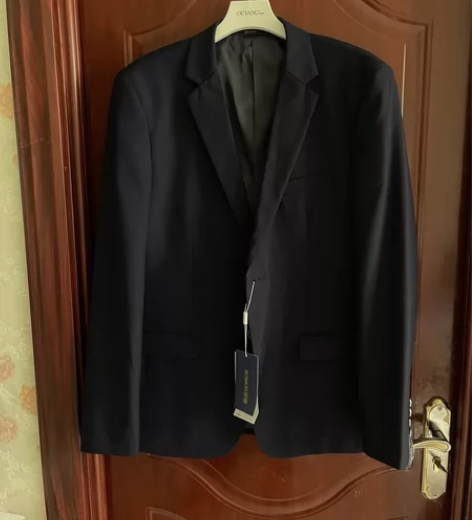 罗蒙 藏青色西装外套  男款 全新带吊牌 ...