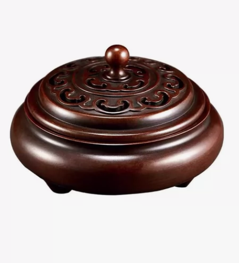 大号加大号紫铜纯铜香炉 家用室内上香净化空...