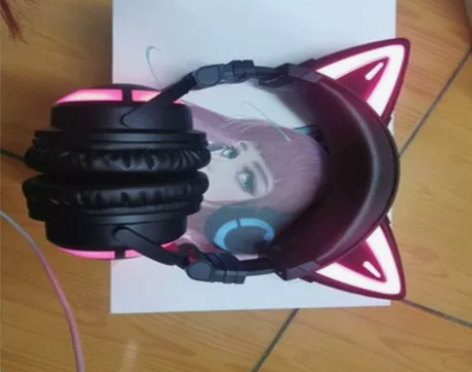 包邮带包装 妖舞猫耳耳机3G头戴蓝牙款 声...