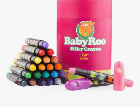 美乐童年旋转丝滑蜡笔 24色