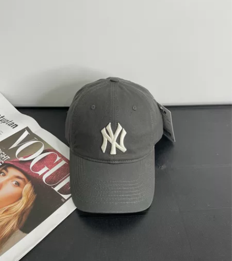 MLB棒球帽洋基队碳灰白标NY 支持扫码验...