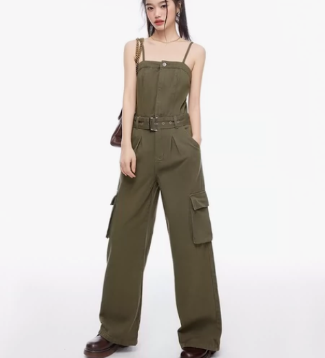 EPTISON牛仔连体裤女2023夏季新款...