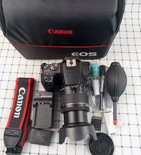 佳能单反相机200d 二代套机,带原佳能原...