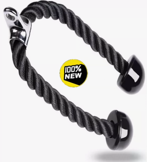 肱三头肌训练器二头肌拉力绳双头绳下拉绳索龙...