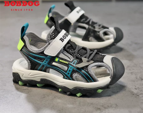 巴布豆男童包头凉鞋防滑软底夏季2022新款...