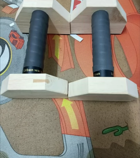 木质俄挺俯卧撑支架工字俯卧撑支架实木 全新...