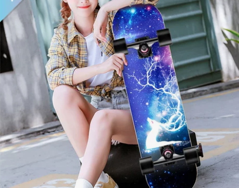 四轮滑板初学者女生成年人儿童青少年划板男孩...