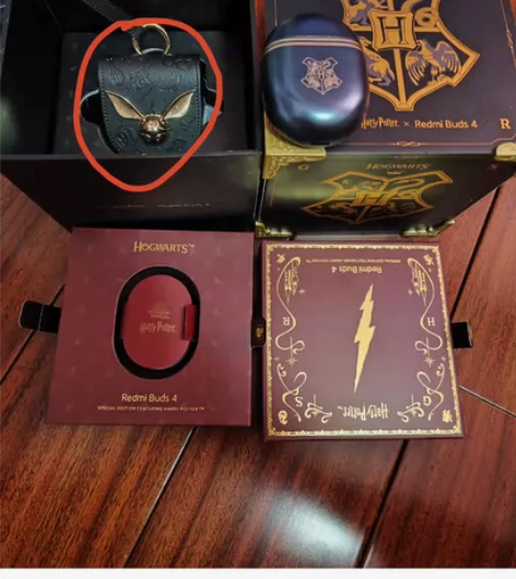 redmi Buds4哈利波特版,盒全,自...