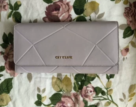 城市生活  女士牛皮长款钱包 牛皮三折钱包...