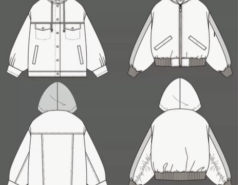 服装款式图 欢迎带图询价，量大从优 可Ai...