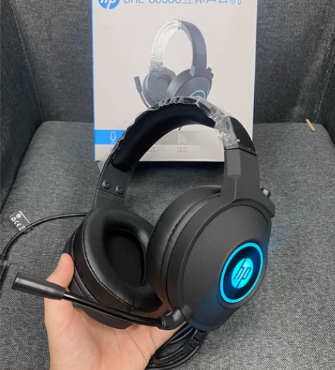 原装正品惠普DHE-8008有线游戏发光头...