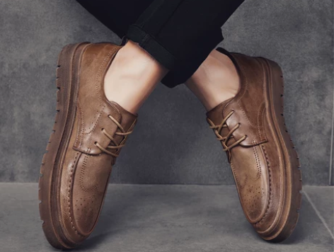 布洛克男鞋春季潮鞋2020新款韩版潮流男士...