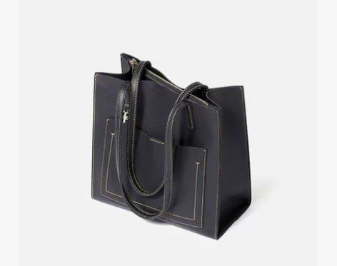 大容量黑色手提单肩包女包秋冬百搭大包 毕业...