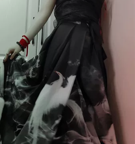 ?[钉子]如梦霓裳汉服男女交领襦裙重明水墨...