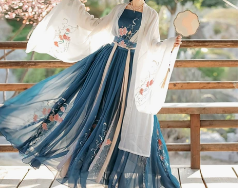 【狂欢价】含娇汉服女中国风齐腰襦裙广袖夏季...