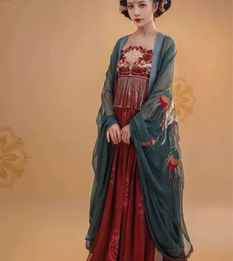 都城南庄凤歌鸾诃子和长安花大袖 诃子L 大...