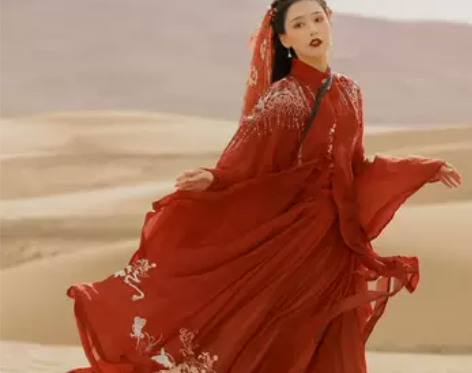 |司南阁| 明制汉服原创立领衫 绣花款——...