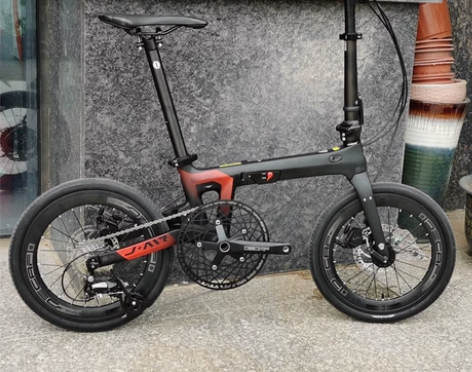 全新JAVA佳沃 碳纤维折叠自行车  8速...