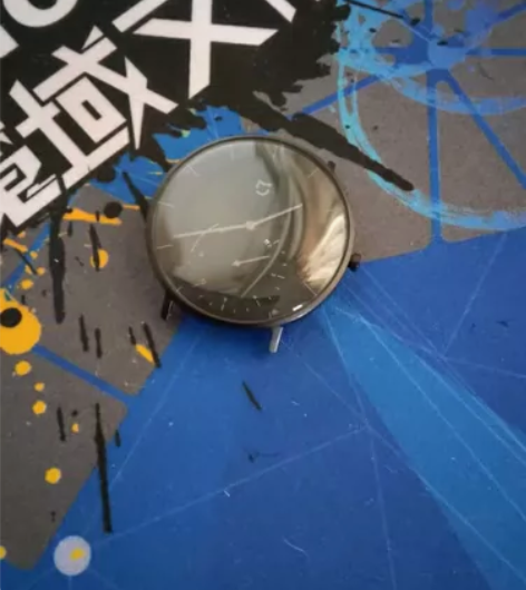 小米米家石英表，曲面玻璃，送两条表带，买新...