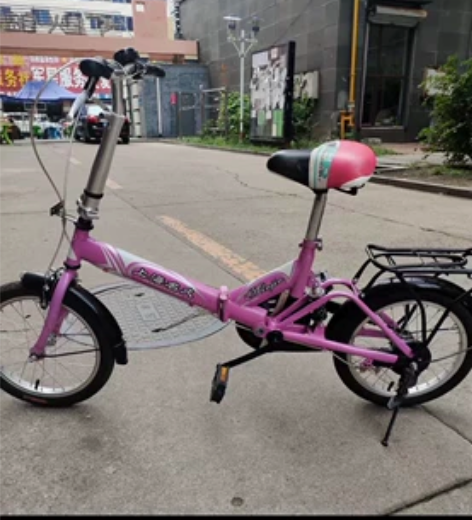 可折叠可升降自行车，骑着轻巧。车把，车圈铝...