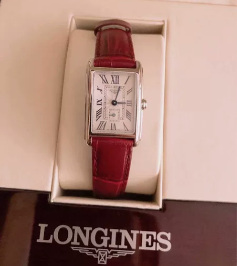 浪琴黛绰维纳女表女士手表皮带女表表带浪琴女...