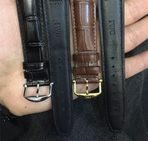 万国原装品质真皮表带，万国波涛菲诺皮表带，...