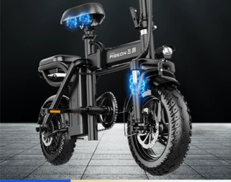 飞鸽折叠电动自行车锂电池代驾超轻小型代步助...