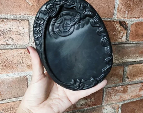 文房四宝笔墨纸砚笔搁砚台石砚澄泥砚大尺寸砚...