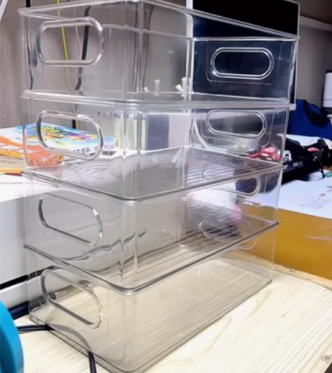 【全新未拆封】4个装 透明大容量多功能家用...