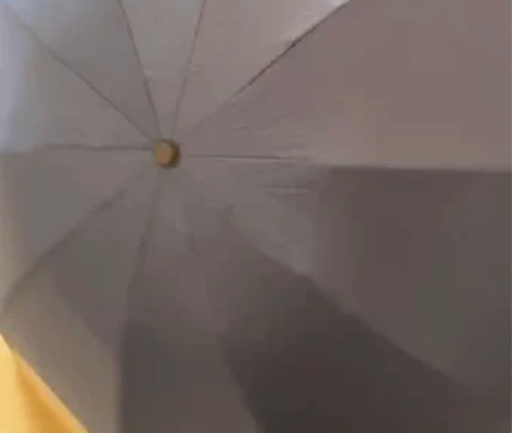 加大加固三折叠黑胶双人商务雨伞遮阳防晒晴雨...