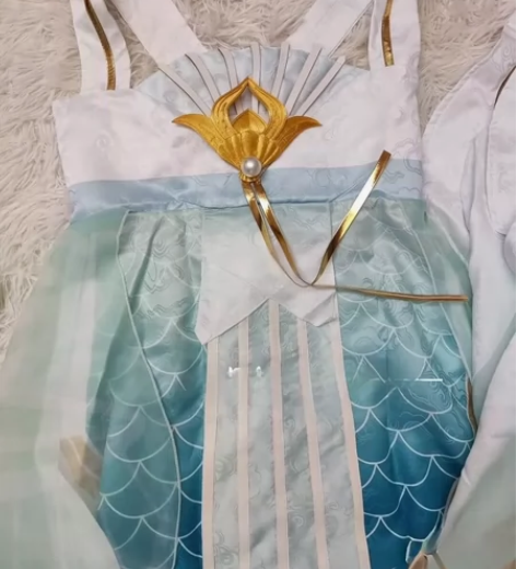 【全新暗纹款】王者荣耀西施游龙清影cosp...