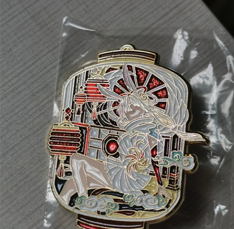 王者荣耀金属徽章 公孙离祈雪灵祝灯笼 如...