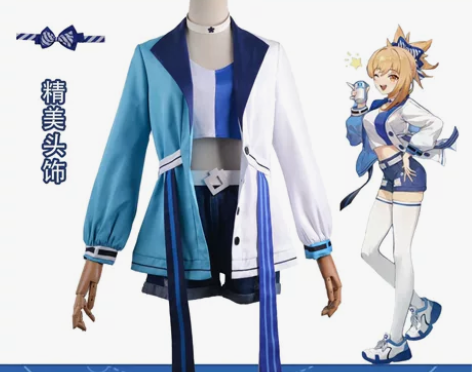 原神cos服罗森联动胡桃宵宫全套套装cos...