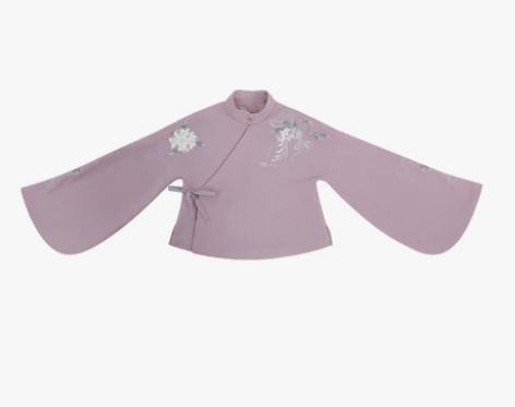 徐娇织羽集潋纤雨改良汉服汉元素女竖领斜襟袄...