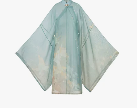 【十三余 小豆蔻儿】[阿宝]竖领斜襟长衫印...