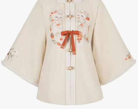 【狂欢价】十三余小豆蔻儿[柿柿如意]交领短...