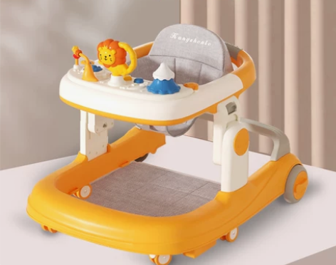 婴儿学步车防O型腿多功能防侧翻6到18个月...