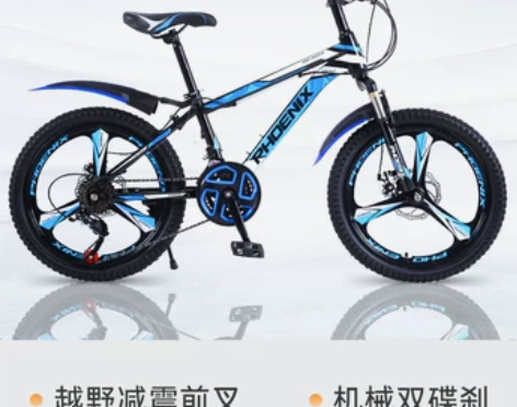 凤凰自行车20/22/24寸山地车青少年学...