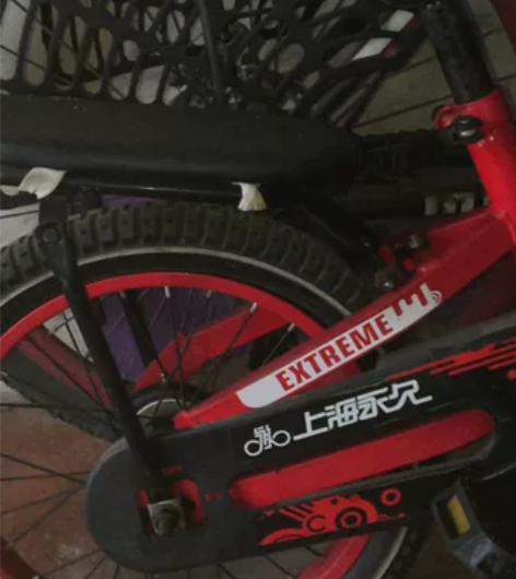 上海永久儿童单车20寸，5岁到9岁能骑，没...