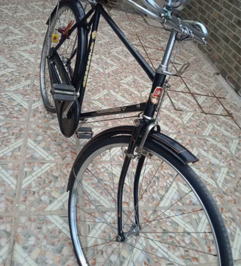 永久女款通勤自行车经典复古实心胎，上班代步...