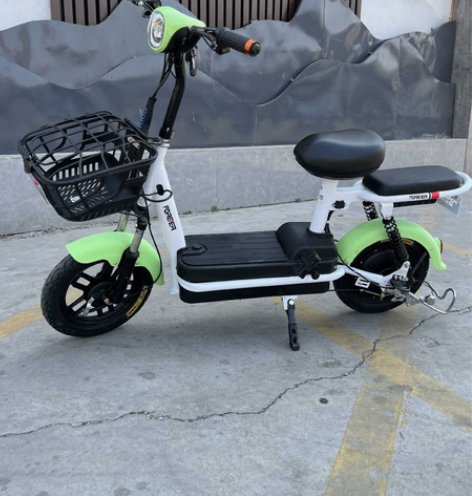 二手电动自行车 电瓶车电动车折叠代步车助力...