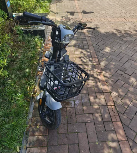 绿源电动车 灰白色 加装儿童座椅 额定电压...