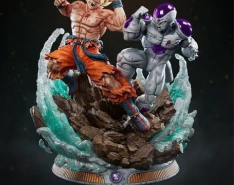 《七龙珠》超级赛亚人孙悟空VS弗利萨 场景...