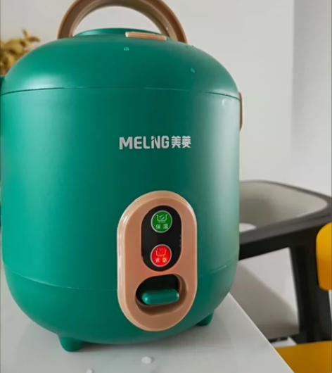 【清理库存】全新美菱迷你电饭煲复古绿1.2...