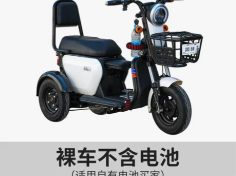 小型家用电动三轮车 女士接送孩子迷你代步车...