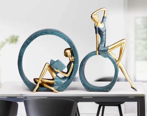 北欧现代家居装饰品客厅电视酒柜摆件工艺品创...