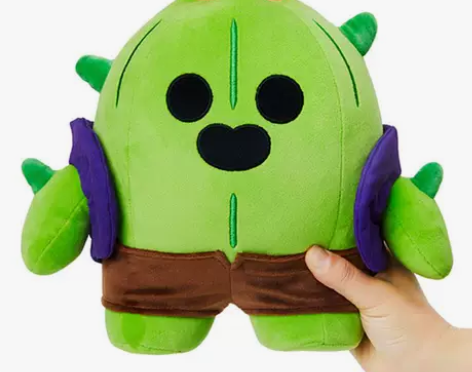 卡通荒野乱斗斯派克玩偶周边毛绒里昂公仔英雄...